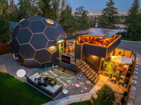 Dome House YYC, Iconic, Luxury, Backyard Oasis